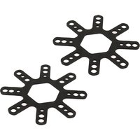 2PCS FPV Drone Adapter Board 30.5/25.5/20mm Pitch M2 M3 Mounting Hole Carbon Fiber Plate for Flight Controller ESC Card Recorder