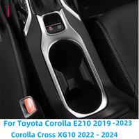 For Toyota Corolla E210 2019 - 2023 / Corolla Cross 2022 - 2024 Car Front Water Cup Holder Panel Cover Trim Interior Accessories