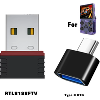 R36S (WiFi) RTL8188FTV USB Dongles and TYPE C OTG adaptor for R36S R36H R36 R36PLUS