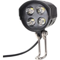 AliExpress NONE E-Bike Horn Light Electric 36V 48V 60V Bicycle 4 LED Headlight 12W 18W Waterproof 2 in 1 Horn and Light Switch Bicycle Flashligh