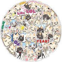 50PCS Cute Cartoon Inoue Toro Graffiti Stickers for Bicycle Hand Account Pencil Case Decals