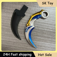 16cm Valorant Game Karambit Celestial Fan Blade Model Claw Knife Toy Sword Cos Props Valiant Hero Bundle Gifts Collections