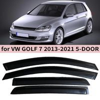 For VW GOLF 7 2013 2014 2015 2016 2017 2018 2019 2020 2021 5-DOOR Wind Deflectors Rain Guards Door Visor Ventvisor Window Visor