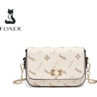 FOXER 2026 New Women Shoulder Bag PVC Leather Mini Fashion Phone Purse Female Crossbody Bag Best Gift for Wife,Mom