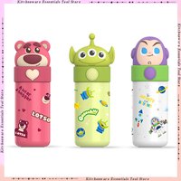 Buzz Lightyear Thermos Cup Stainless Steel Insulated Mug with Hidden Handle 350ML Cartoon Water Bottle Vacuum Flasks for Kids