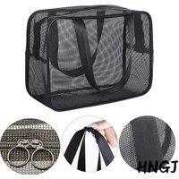 2026 Original Dual-Zip Design Mesh Shower Caddy Tote Bag Cosmetic Storage Bag Multifunctional Shower Bag Large Capacity