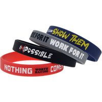 New Minimalist And Inspirational Silicone Bracelets Men's And Women's Trendy Bracelets Sports Gift Wholesale