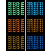 AliExpress NICELET 2.5cm Height Number Sticker Wall Switch Numbering Sticker Car Bike Door Drawer Laptop Phone Book Decoration Digits Glow Stickers