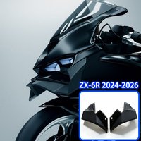 For Kawasaki Ninja ZX-6R GP WING zx6r / ZX636 2024-2026 Motorcycle Front Spoiler Winglet Aerodynamic Fairing Kit