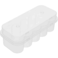3ML/10mL 10-Slot Vial Storage Case Plastic Stackable Microtube Storage Box Clear Freezer Tube Box Diabetic Supplies