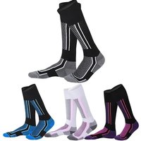 1Pair Winter Warm Thickening Ski Stockings Hiking Socks For Women Men Children Outdoor Anti-Cold High Sports Stockings
