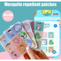 180/360Pcs Baby Mosquito Repellent Patches Stickers 100% Natural Non Toxic Pure Essential Oil Keep Insects Far Away Children