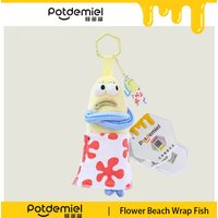 Potdemiel SpongeBob Passerby Fish Plush Keychain Super Soft Bag Charm Ugly Cute Stuffed Ornament Gift for Teens Anime Collectors