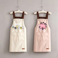 ENHYPEN Woman Apron KPOP Men's Team Print Baking Restaurant Barbecue Beverage Apron Waterproof Oil Resistant Sleeveless Pinafor