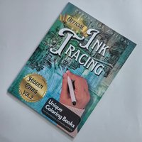 Hidden Cities Vol 2 Ink Tracing Coloring Book, Unique Art Pages, Suitable for Beginners and Professional Advanced Artists