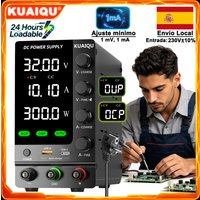 KUAIQU Labornetzteil Regelbar, 220V zu 3,3V 5V 9V 12V 15V 19V 24V 28V 30V 48V 60V 72V 120V Spannungsregler, OCP OVP SCP Schutz DC Netzteil für Handy-Reparatur / Elektronik-Tests / DIY