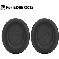 NUNU New Replacement Soft Memory Foam protein leather Ear Pads For Bose QC15 QC25 QC35 QC45 Wireles Headphones repair parts