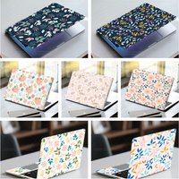 Mixed Botanical Laptop Skins Set 2PCS Cut-to-Fit Protective Stickers for 13-17 Inch Notebook Macbook Laptop Art Mural Decals