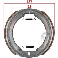 Taiwan turret milling machine accessories upright head brake pads brake ring skin A15+18 pulley brake handle block