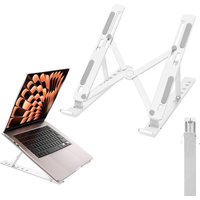 Ergonomic Foldable Laptop Stand for Desk, Adjustable Riser Fits All Laptops and Notebooks up to 17 Ultra-Thin Ventilated Cooling