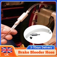 Hydraulic Brake Clutch Bleeder Tool Kit with One Way Valve Tube Bleeding Hose for Motorcycle Car Automotive Fluid Maintenance