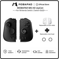 Kontroler MOBAPAD M6 do Nintendo Switch OLED Joypad z joystickiem Halla, wibracjami HD, konsola do Switch NS OLED Gamepad