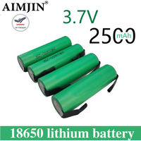 2500mAh Rechargeable battery 3.6V INR18650 25R for Samsung M 20A High discharge + DIY Nickel