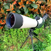 Telescope Gomu 20-60X80 Zoom Monocular Prism Spotting BAK4 Big Eyepiece Dual Focus Waterproof Scope for Bird Watching Tripod