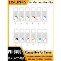 PFI-3700 PFI-2700 Refillable Ink Cartridge For Canon imagePROGRAF PRO-2600 PRO-4600 PRO-6600 PRO-6600S PRO-4600S Printer