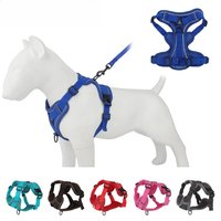 Reflective Dog Harness Leashes Set Puppy Chest Strap Vest for Small Medium Dog Pet Harness Leash Outdoor Training Supplies