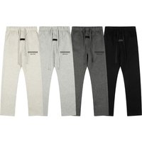 Classic Velvet Letter Print Pants High-Quality Logo Casual Sports Pants Straight-Leg Pants Hoodie Set for Men and Women image 4