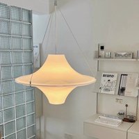 Milky White Flying Saucer Chandelier Dining Table Lamp Medieval Bauhaus Home Decor Study Room Living Room Dining Room Chandelier