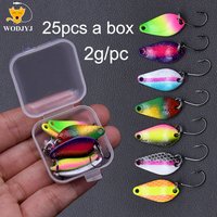 WDJYJ fishing metal spoon VIBE lure jigbait , small spinner wobbler walleyes trout zander perch lure colored fishes tackle bait