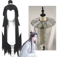 Heaven Official's Blessing Cosplay Xie Lian Cosplay Wigs and hats Xielian Wigs Bamboo Hat Prop Chinese Hanfu Mo Dao Zu Shi
