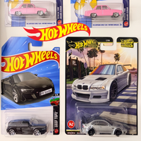 Hot Wheels 2026 E 1/64 Mainline Series Case Simpsons Pagani Audi Mazda Dodge Collectible Diecast Vehicle Model Toy Car Genuine