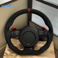 For Audi A1,A3,A4, A5,A6,A7,A8,Q3,Q5, Q7,TT,R8 models, equipped with a sport flat-bottom Alcantara steering wheel, complete