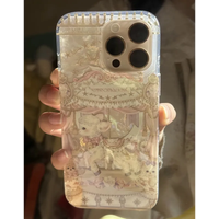 Cute Cartoon Lamb Carousel Kawaii Cartoon Phone Case For iPhone 17AIR 16 15 14 13 12 11 Pro MAX XR XSMAX MINI 7 8 PLUS Y2K Cover