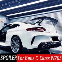 For Mercedes Benz C-Class W205 180 200 250 300 450 63/43/63S AMG Real Carbon Fibe Rear Trunk Lid Spoiler Wings Car Accessories