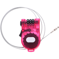 Portable Durable Snowboard Safety Cable Lock For Scooter Coded Mountain Bicycle Cycling Anti Lost Password Board Lock