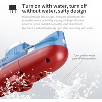 Mini RC Submarine for Kids - Remote Control Boat with 0.1m/s Speed Waterproof Diving Simulation Model Toy for Christmas