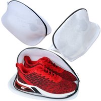 Shoe Washing Bag Mesh Shoe Laundry Bags with Zip Closure Protective Shoe Storage Bag for Sneaker Running Shoes Clothes Organizer