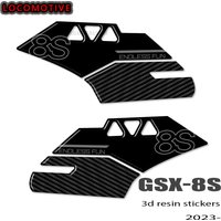 Motorcycle Accessories 3D Epoxy Resin Sticker Protection Tank Pad for Suzuki GSX 8S GSX-8S GSX8S 2023