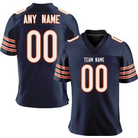 Custom American Football Jersey White Personalized Football Shirt with Printed Team Name Number Football Fans Gift for Adult Kid