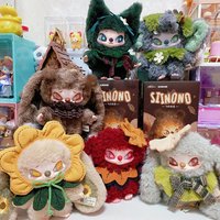 SiiNONO Whispering Series Blind Box SiiNONO V2 Blindbox Bag Decor Pendants Surprise Bag Gothic Vinyl Plush Doll Mystery Box Toys