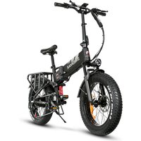 AliExpress NONE Samebike RS-A02 PRO Adult Foldable City Electric Bike 1200W 48V 17Ah 20-Inch Fat Tire E-Mountain Bike
