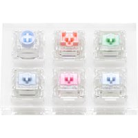 Everglide 6 switch tester switches with blank keycaps acrylic base for mechanical keyboard Yaoguang Ticky Rice Magneto Siren V3
