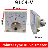 91C4-V/A/MA/UA DC Pointer type Ammeter 10V 50V5A 10A 15A 10MA 20MA 100MA 50MA 50UA 100UA 250UA 200UA Analog Mechanics Plate tabl