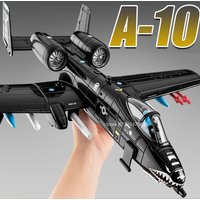 1:32 Scale Alloy A-10 Thunderbolt II F-14 Model Fighter Jet Metal Diecast Doors Opened Sound Light for Boys Educational Toys