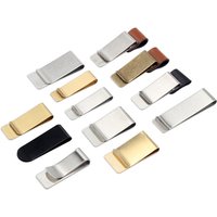 1PCS Vintage Solid Brass Money Clip Wallet Thickness Metal Men Cash Bill Clamp Holder ID Credit Card Folder for Male Mini Purse