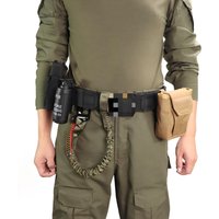 2 Inch Tactical Belt with Molle System Double Layer Metal Buckle Quick Battle Fighter Combat Belt for Military And Outdoor Use